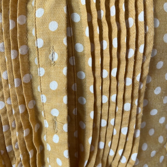 Yellow Polka Dot Blouse - Picture 2 of 5